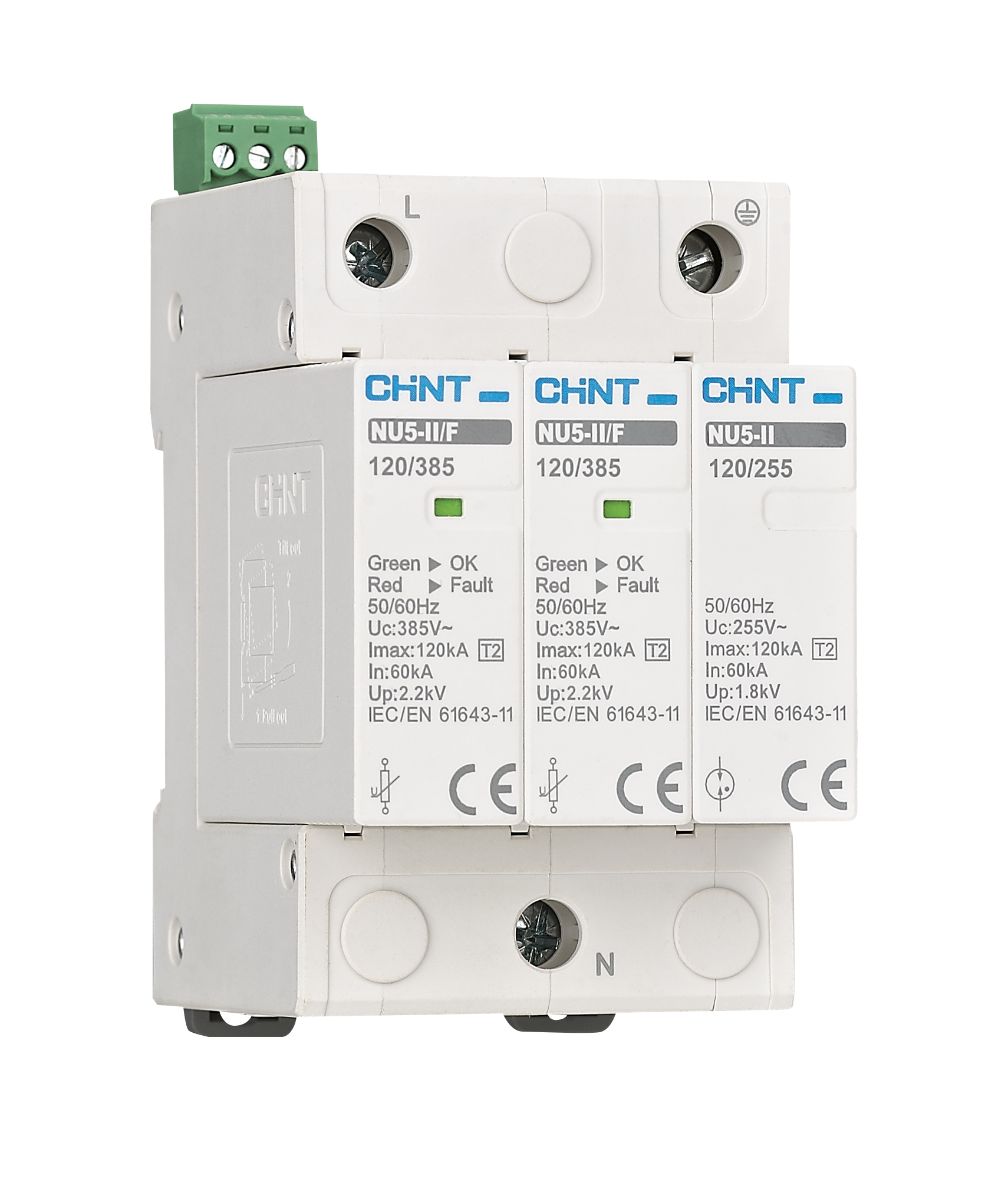 NU5-II-SPD-1P 120kA 385V